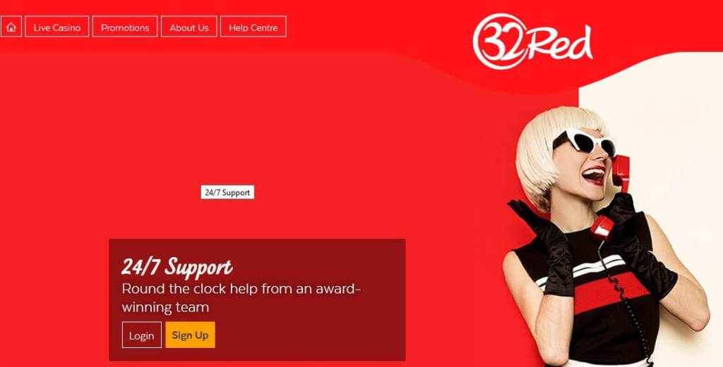 32red online casino support 