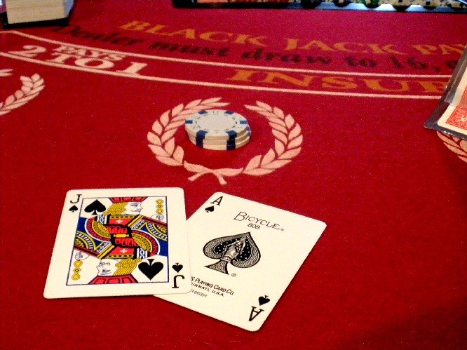 Cherry Red blackjack