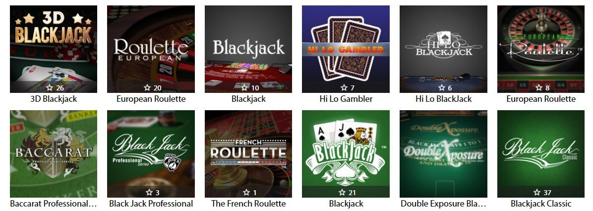 redbet casino blackjack games
