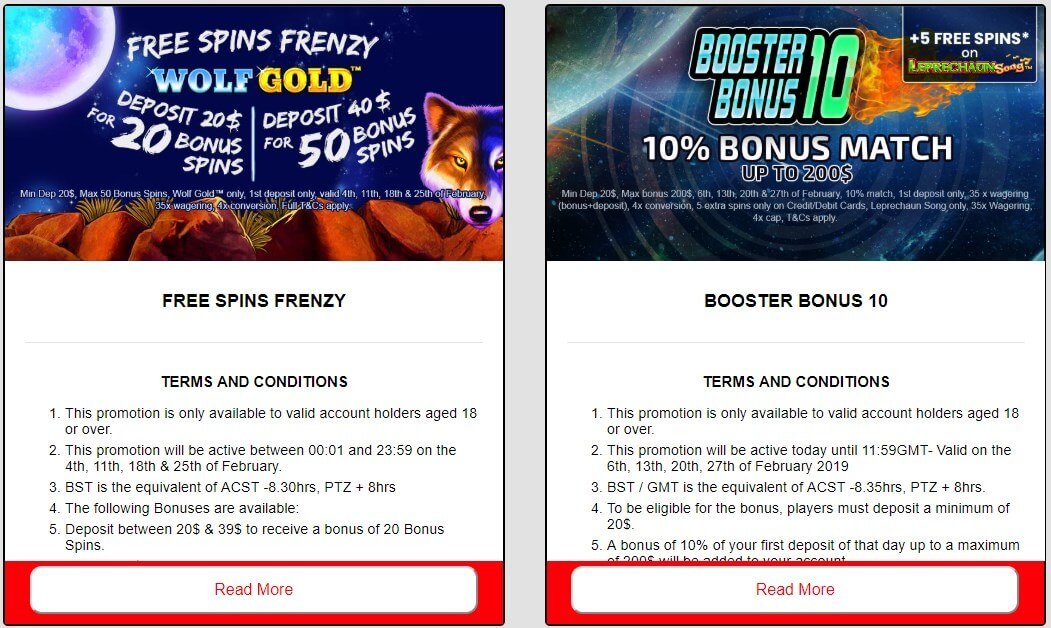 redspins bonus