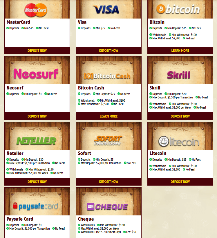 red stag casino banking