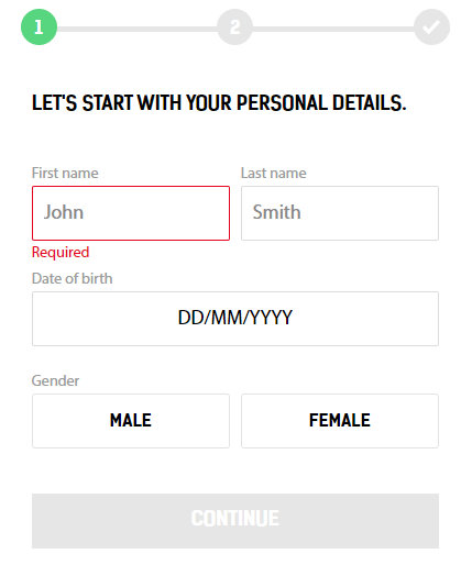 personal details