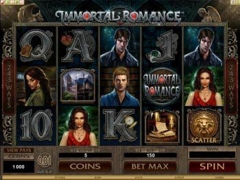 Immortal Romance Slot gameplay