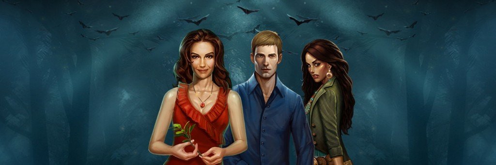 Immortal Romance Slot banner image as featured in 32red casino