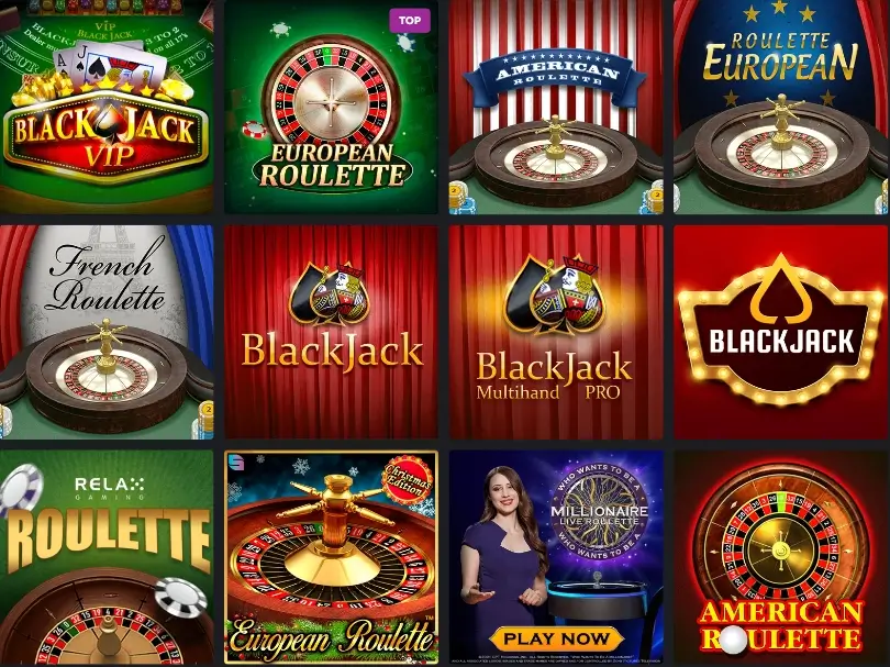 1red casino table games